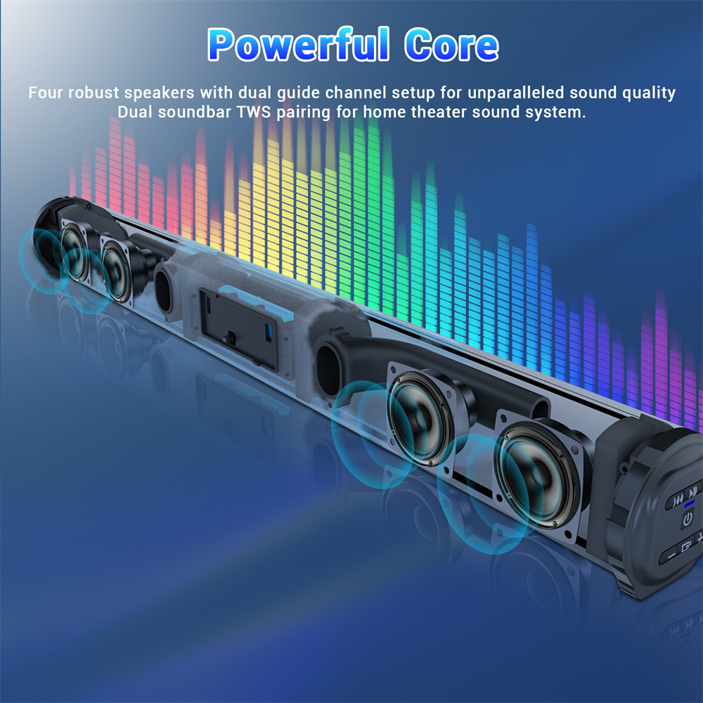 사운드바 TV 사운드 시스템 블루투스 스피커, 무선 서 - Home Cinema Speaker System 리뷰 및 가격