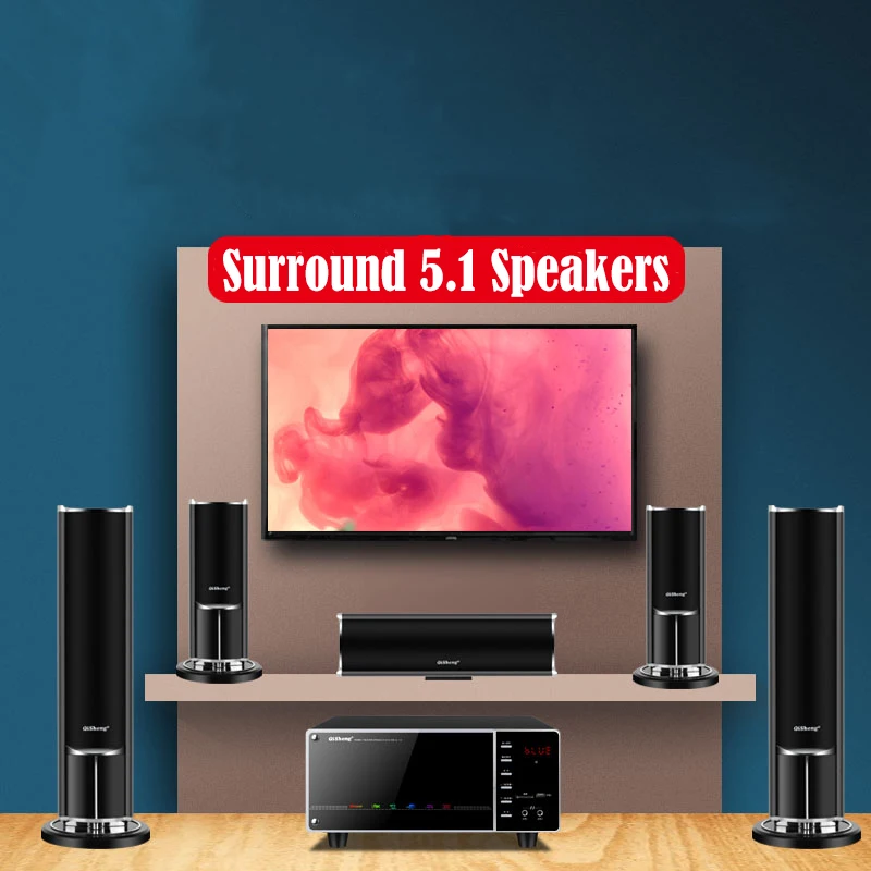 1000W 고출력 caixa de som 블루투스 홈  - Home Cinema Speaker System 리뷰 및 가격