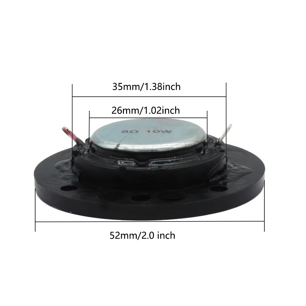 AUIN 2 개/몫 52MM 라운드 오디오 스피커 4  - Home Cinema Panasonic 리뷰 및 가격